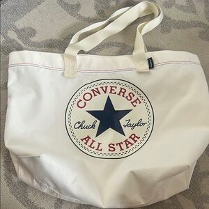 Converse All Star Cream Canvas Tote